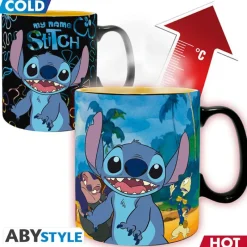 Disney ABYstyle Lilo & Stitch Taza Heat Change 460 ml> Imitación|Vuelta Al Cole