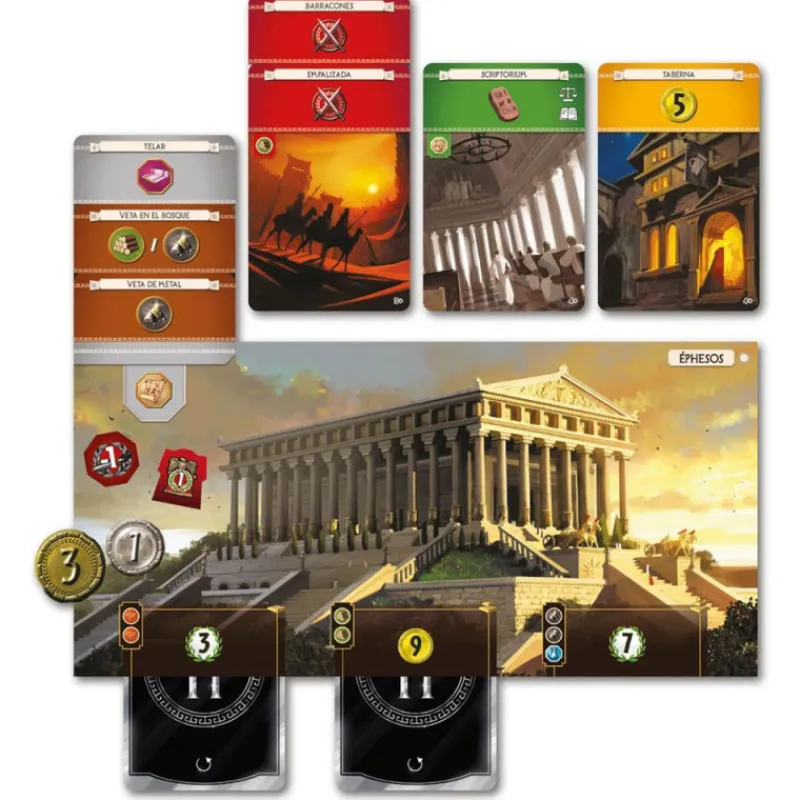 Otras marcas Asmodee 7 Wonders Nueva Edición Juego de Mesa> Fan Zone|Juegos De Mesa