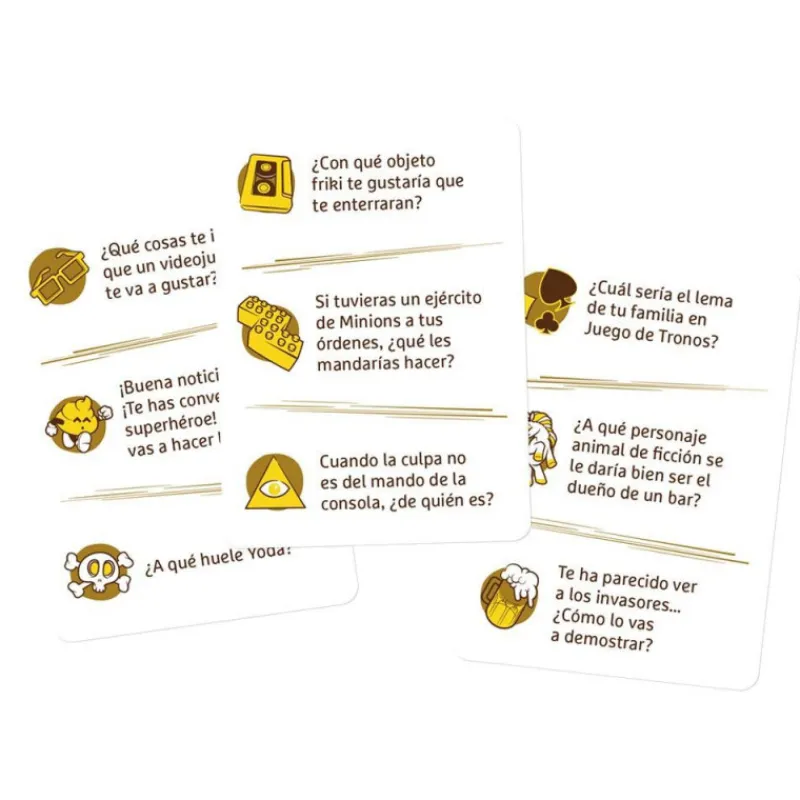 Otras marcas Asmodee Preguntas De Mierda Friki Juego de Mesa> Fan Zone|Juegos De Mesa