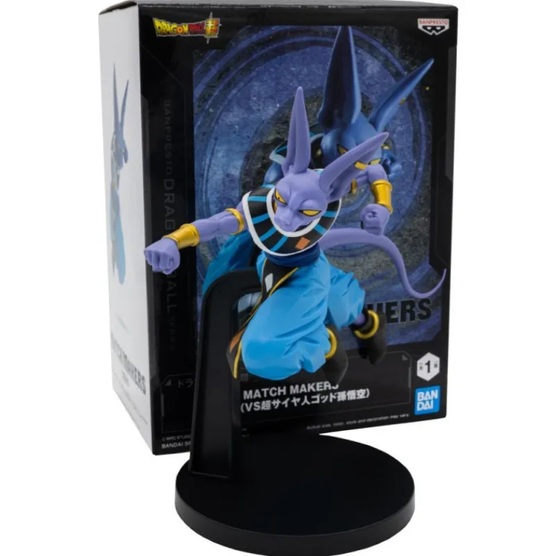Banpresto Dragon Ball Super Figura Beerus (Vs Goku Super Saiyan God) Match Makers> Fan Zone|Figuras Acción