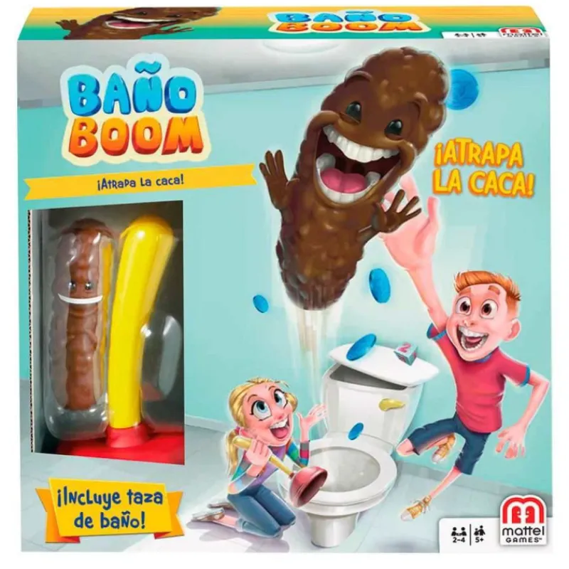 Mattel games Baño Boom!> Juegos De Mesa