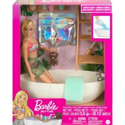 Barbie Bienestar Muñeca Rubia con Bañera> Muñecas