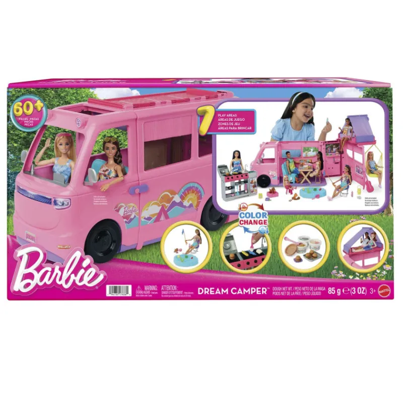 Barbie Conjunto de Juego Súper Caravana DreamCamper> Muñecas