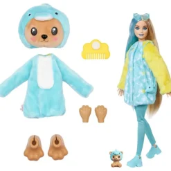 Barbie Cutie Reveal Serie Disfraces Osito Delfín> Muñecas