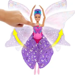 Barbie Dance and Flutter Muñeca con Transformación 2 en 1 de Bailarina a Mariposa><noscript><img width=
