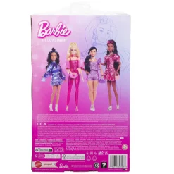 Barbie Deluxe Style Muñeca con Conjunto Rosa Metalizado><noscript><img width=