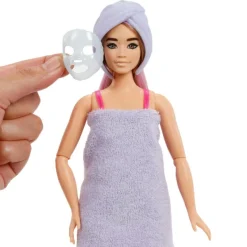 Barbie Muñeca Pink Sparkle de la Serie Glam Party de Party Unboxed y Accesorios><noscript><img width=