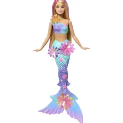 Barbie Muñeca Sirena Mágica de Flores> Muñecas