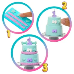 Barbie Party Unboxed Muñeca Azul con 10 Sorpresas><noscript><img width=
