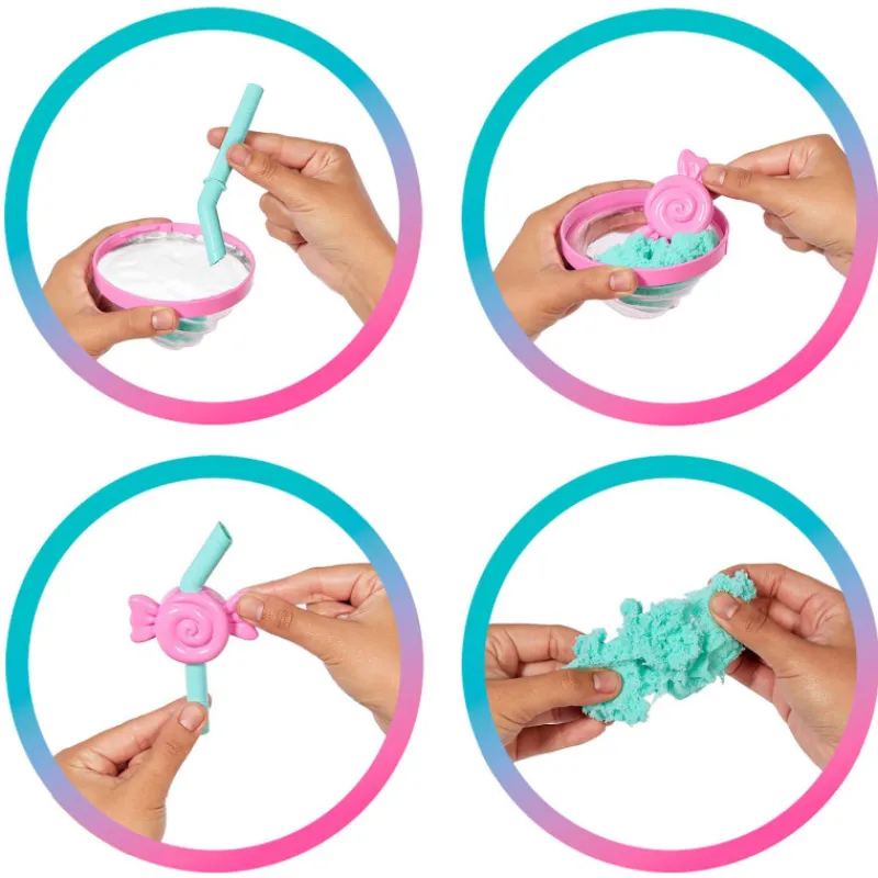 Barbie Pop Reveal Colección Dulces Muñeca Sweet Swirl y Mascota> Muñecas