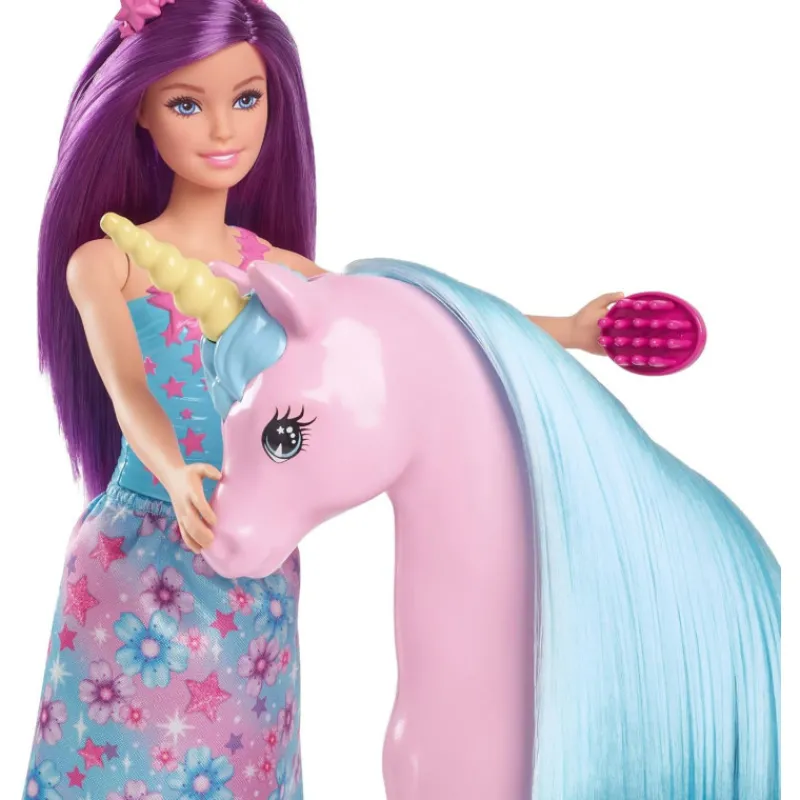 Barbie Princesa con Unicornio> Muñecas