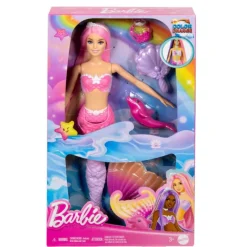 Barbie un Toque de Magia Malibú Sirena Cambia De Color> Muñecas