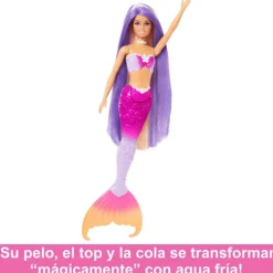 Barbie un Toque de Magia Malibú Sirena Cambia De Color><noscript><img width=
