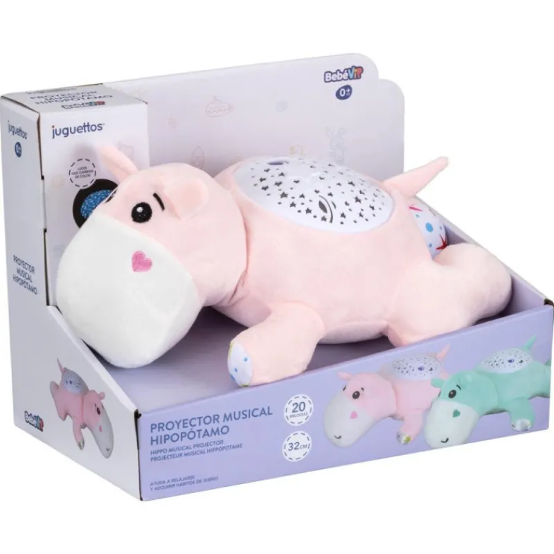 Bebe vip Bebé Vip Proyector Musical Hipopótamo Rosa> Primera Infancia