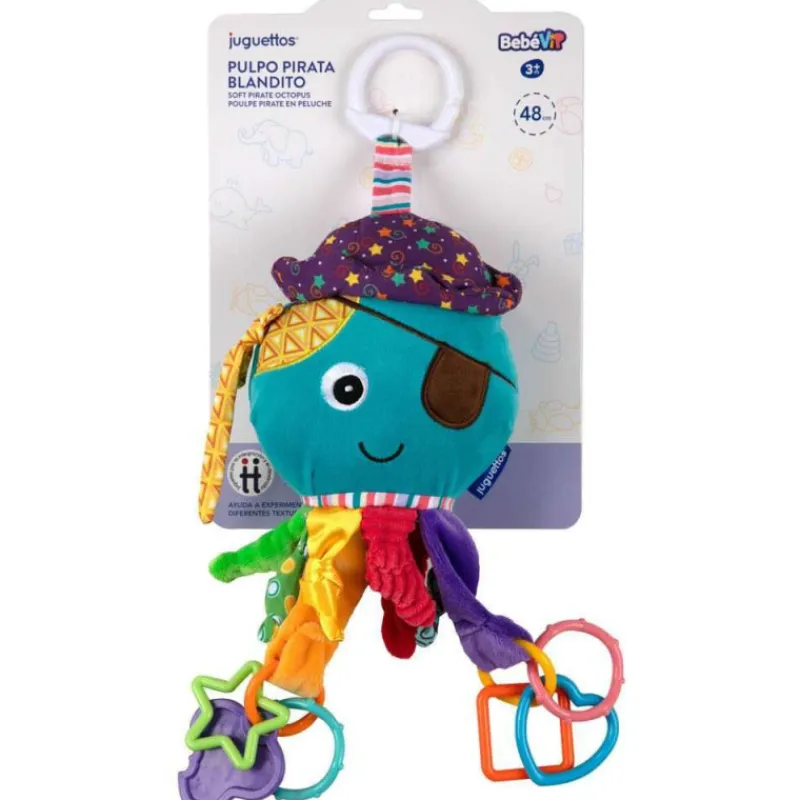 Bebe vip Bebé Vip Pulpo Pirata Blandito con Actividades> Primera Infancia