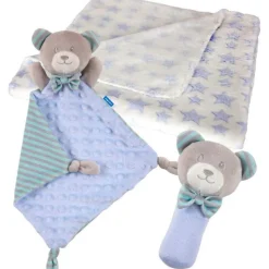 Bebe vip Bebé Vip Set de Paseo con Dou Dou y Manta Azul> Primera Infancia