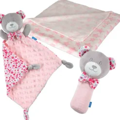 Bebe vip Bebé Vip Set de Paseo con DouDou y Manta Rosa> Primera Infancia