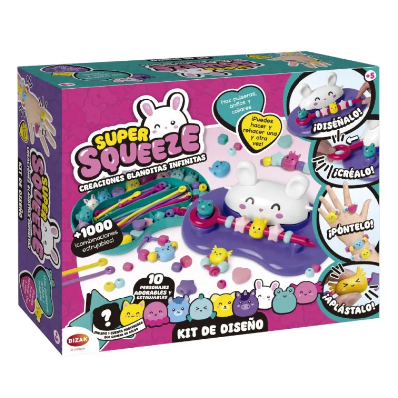 Otras marcas Bizak Super Squeeze Creaciones Blanditas Infinitas Kit de Diseño> Creativos