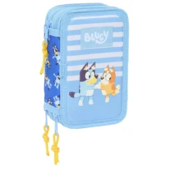 Bluey Let's Play Plumier Triple 37 Piezas> Vuelta Al Cole