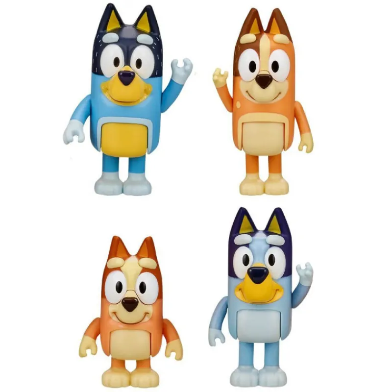 Bluey Pack 4 Figuras Serie 2 Varios Modelos> Figuras Acción