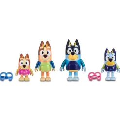 Bluey Pack 4 Figuras Serie 3 Varios Modelos> Figuras Acción