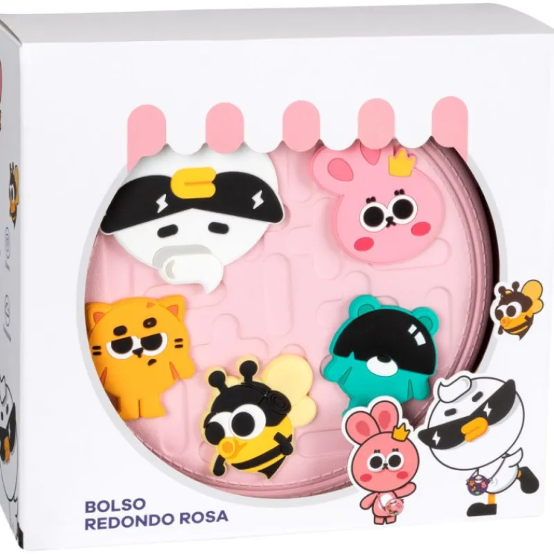 Otras marcas Bolso Redondo Rosa Goma Eva> Imitación