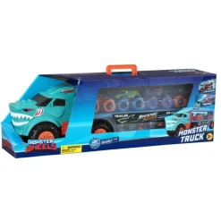 Otras marcas Camión Portacoches Tirubrón + 4 Coches Monster> Vehículos Y Pistas
