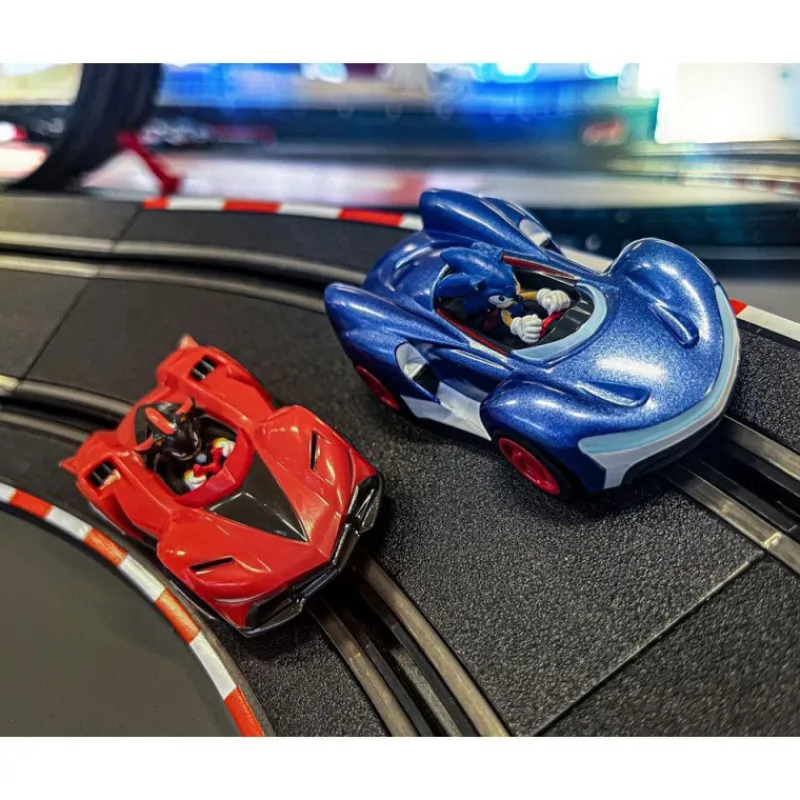 Carrera Go!!! Sonic The Hedgehog Circuito con Coche de Sonic y Shadow> Vehículos Y Pistas