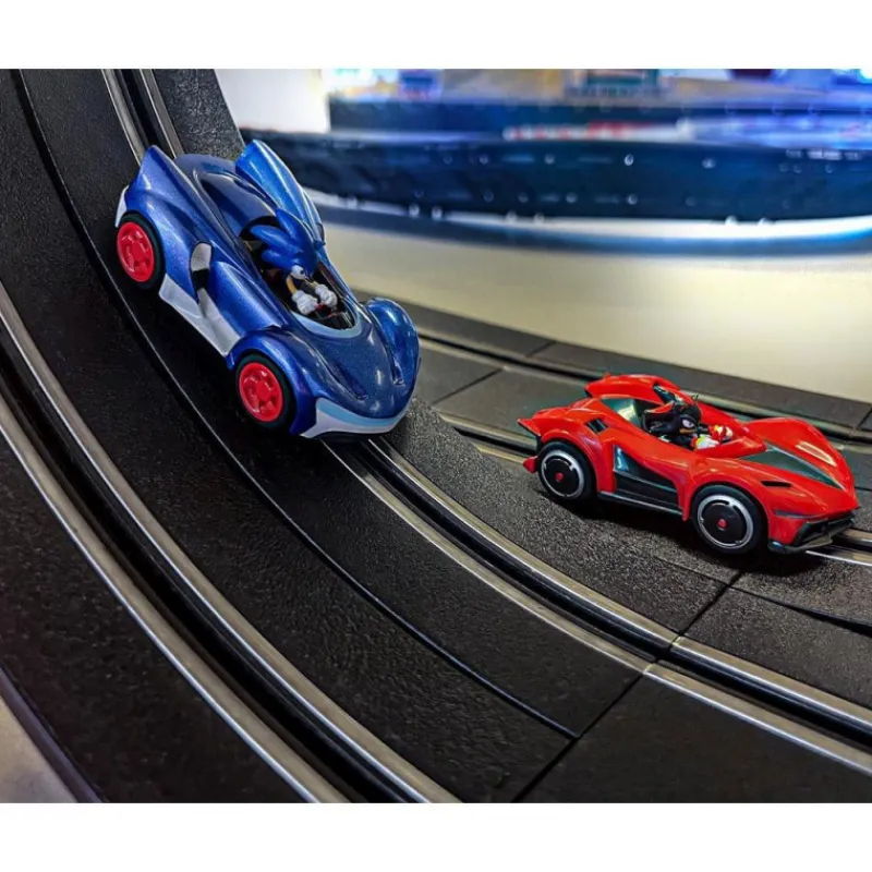 Carrera Go!!! Sonic The Hedgehog Circuito con Coche de Sonic y Shadow> Vehículos Y Pistas