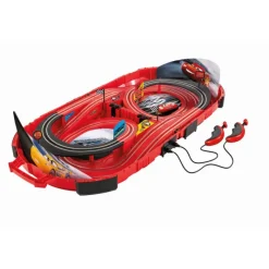 Disney Carrera Speed Arena Pixar Cars Race in a Case Rayo Mcqueen Vs. Cruz Ramirez Maletín Transportable con Pista> Vehículos Y Pistas