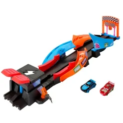 Disney Cars Night Racing Pista que Brilla en la Oscuridad> Vehículos Y Pistas