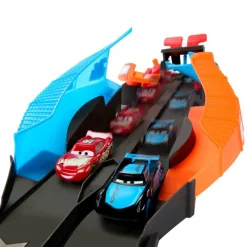 Disney Cars Night Racing Pista que Brilla en la Oscuridad> Vehículos Y Pistas