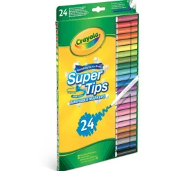 Crayola 24 Rotuladores Súper Punta Lavables> Creativos|Vuelta Al Cole