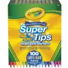 Crayola 100 Washable Supertips Markers> Creativos|Vuelta Al Cole