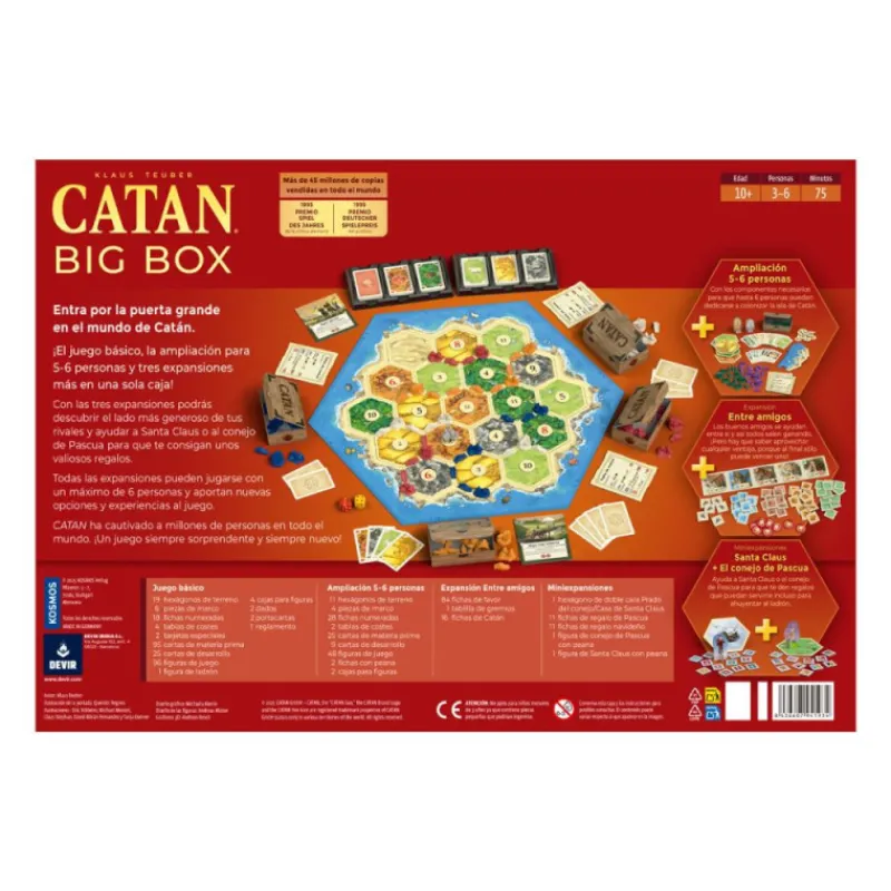 Otras marcas Devir Catan Big Box Juego de Mesa> Juegos De Mesa