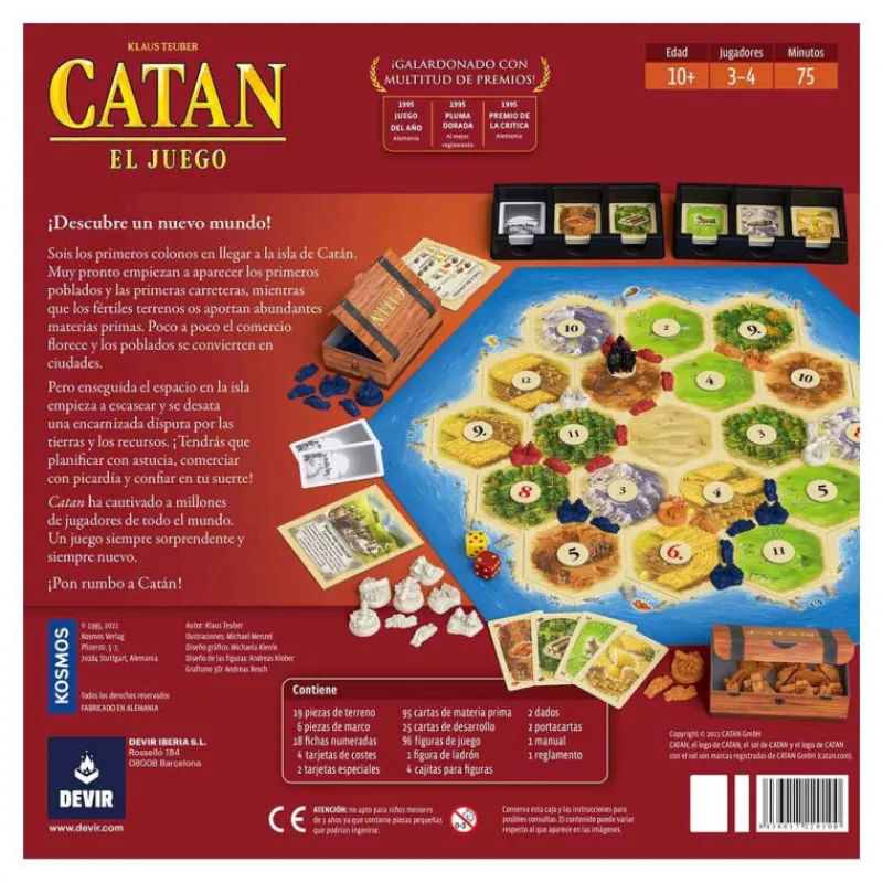 Otras marcas Devir Catan Juego de Mesa> Fan Zone|Juegos De Mesa
