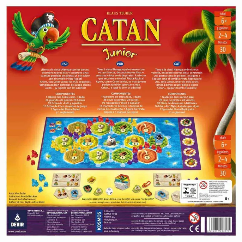 Otras marcas Devir Catan Junior Edición Trilingüe Juego de Mesa> Juegos De Mesa