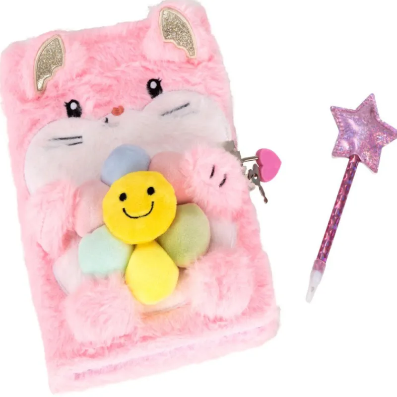 Otras marcas Diario de Peluche con Candado y Bolígrafo> Creativos|Imitación