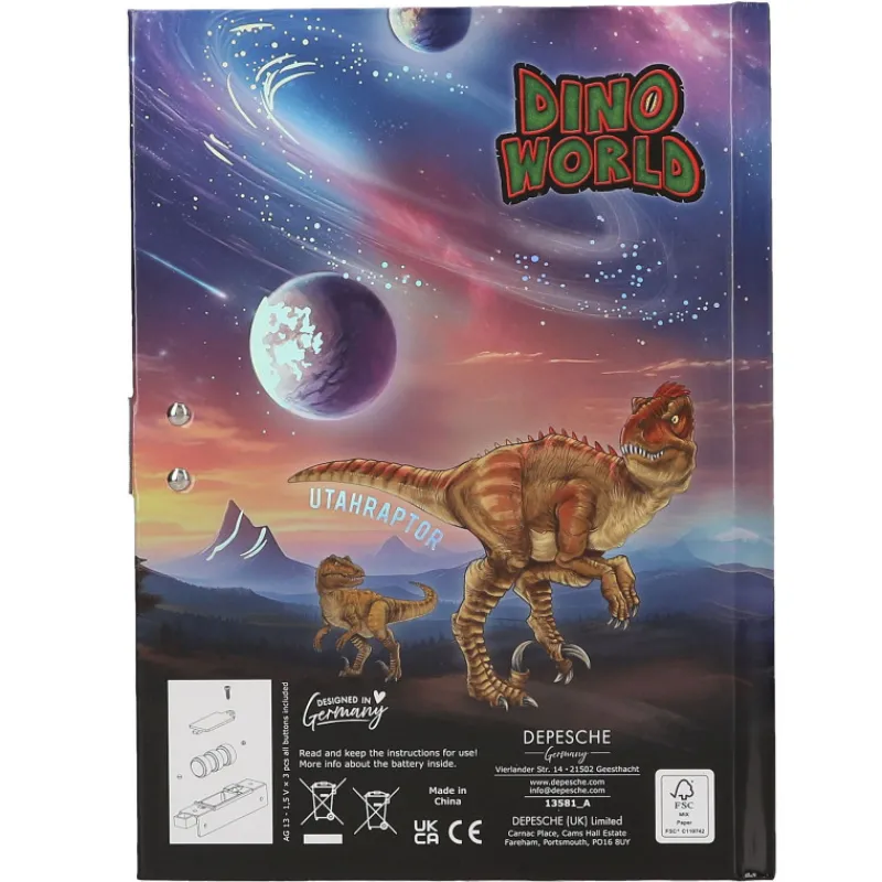 Otras marcas Dino World Diario con Código Secreto y Sonido> Imitación