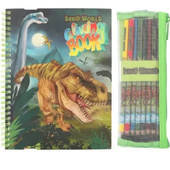 Otras marcas Dino World Libro de Colorear con Lápices> Creativos