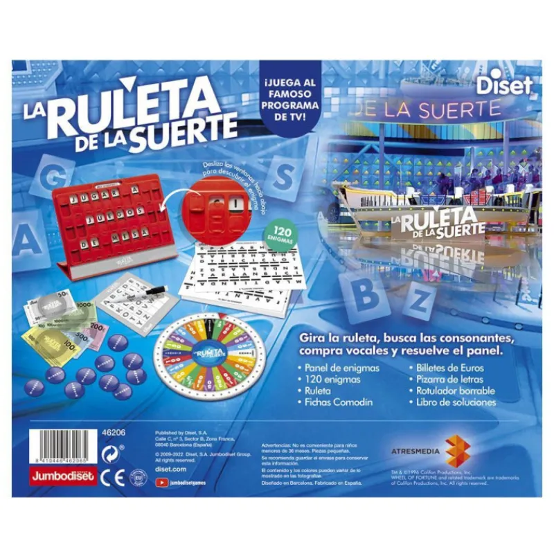 Otras marcas Diset La Ruleta de la Suerte Juego de Mesa> Juegos De Mesa
