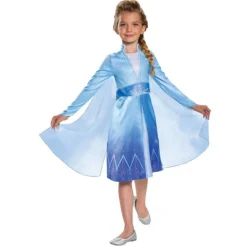 Disney princess Disfraz Infantil Disney Frozen Elsa de Viaje Clásico Talla XS 3-4 Años> Disfraces Y Accesorios