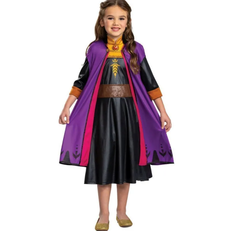 Frozen Disfraz Infantil Disney Anna de Viaje Clásico Talla S 5-6 Años> Disfraces Y Accesorios