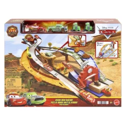 Disney Pixar Cars Circuito de Carreras de Rescate de la Serie Rescate a Toda Máquina con 4 Coches> Vehículos Y Pistas