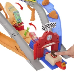 Disney Pixar Cars Circuito de Carreras de Rescate de la Serie Rescate a Toda Máquina con 4 Coches><noscript><img width=