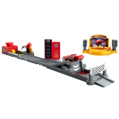 Cars Disney Pixar Conjunto de Juego Pista de Acrobacias y Saltos Copa Pistón y Coche de Juguete de Rayo McQueen><noscript><img width=