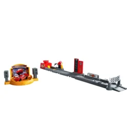 Cars Disney Pixar Conjunto de Juego Pista de Acrobacias y Saltos Copa Pistón y Coche de Juguete de Rayo McQueen><noscript><img width=