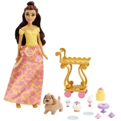 Disney princess Fiesta del Té de Bella> Muñecas