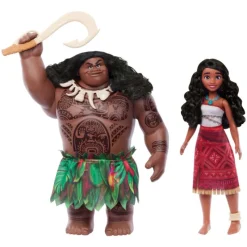 Disney princess Disney Vaiana 2 Conjunto de Muñecos Vaiana y Maui Viajeros con Accesorios> Muñecas