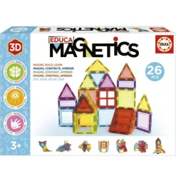 Otras marcas Educa Magnetics Juego Educativo de Construcción 3D 26 Piezas> Construcción|Puzzles